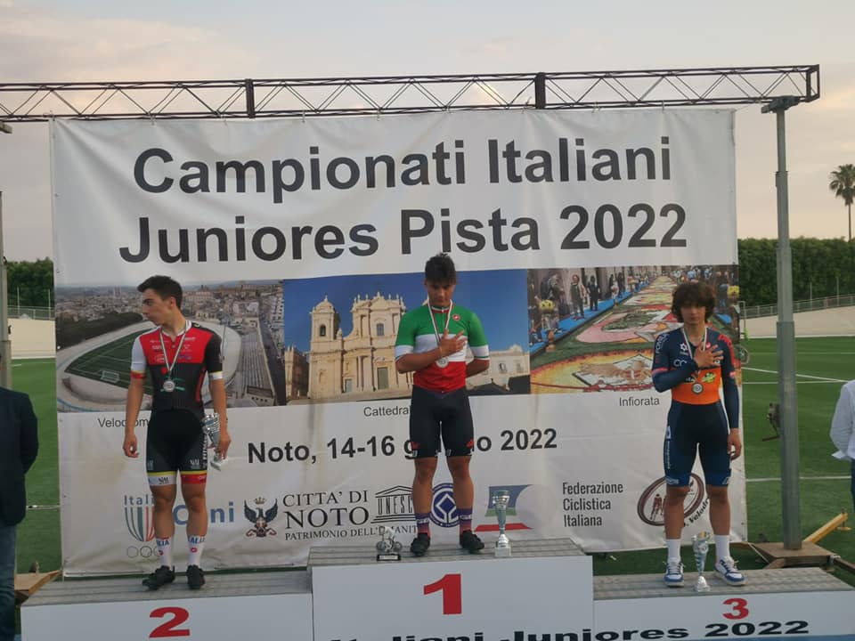 Samuele Ricca fa podio ai Campionati Italiani Pista
